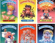Rhino completes his Garbage Pail Kids sticker collection