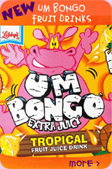 New Um Bongo Fruit drinks